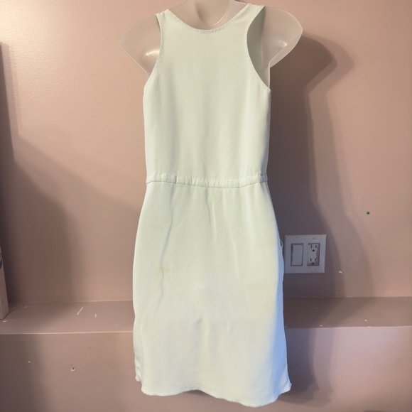 Aritzia Wilfred 100% Silk Midi Dress Light Mint Women Size 0 - Picture 6 of 8
